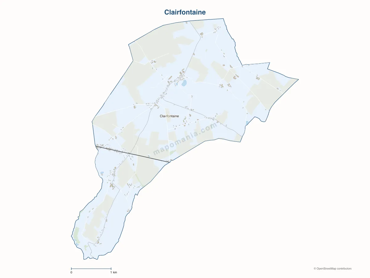 Carte de Clairfontaine à personnaliser