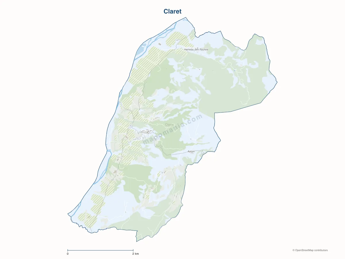 Carte de Claret à personnaliser