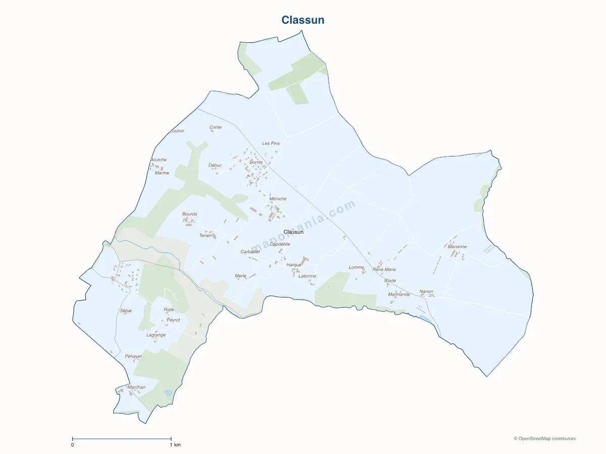Carte de Classun à personnaliser