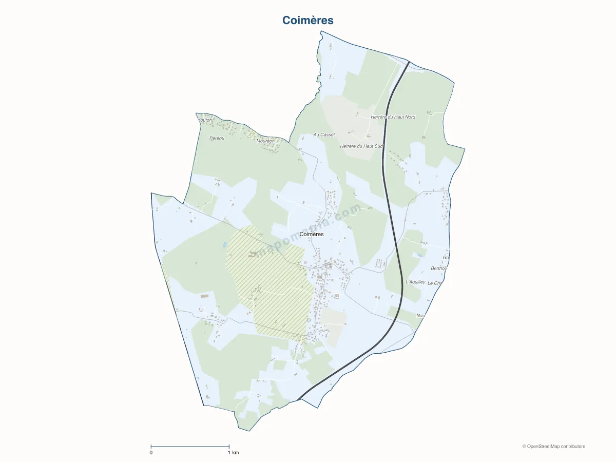 Carte de Coimères à personnaliser