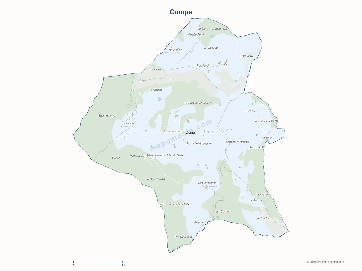 Carte de Comps à personnaliser