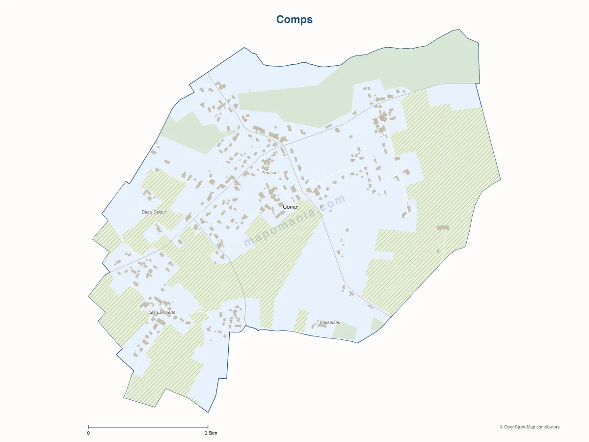Carte de Comps à personnaliser