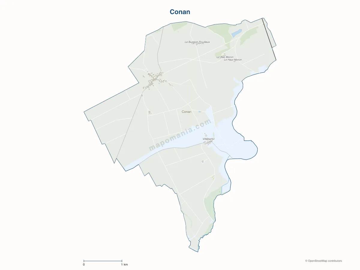 Carte de Conan à personnaliser