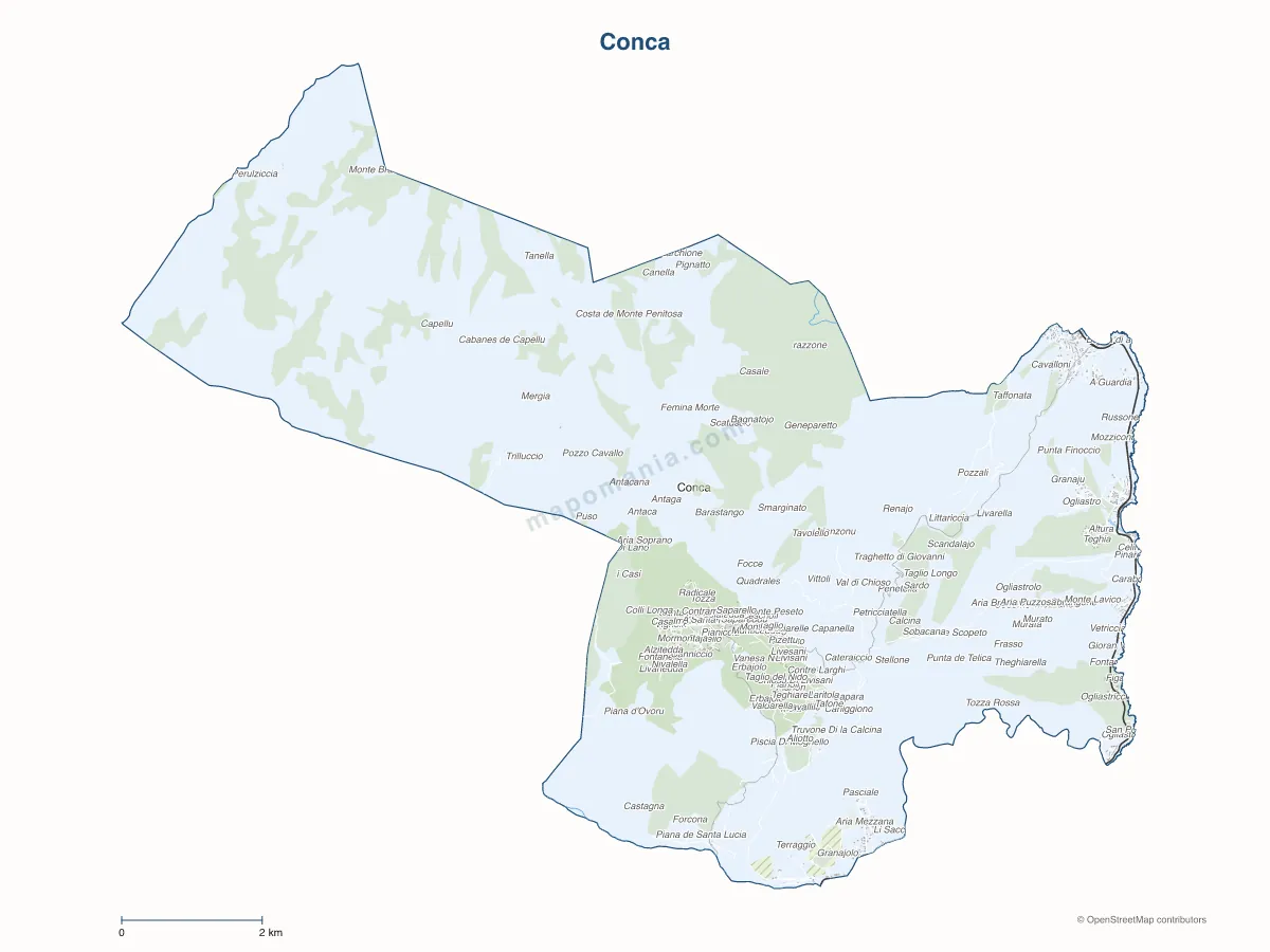 Carte de Conca à personnaliser