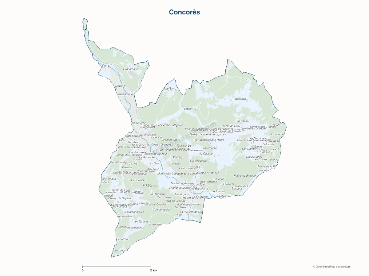 Carte de Concorès à personnaliser