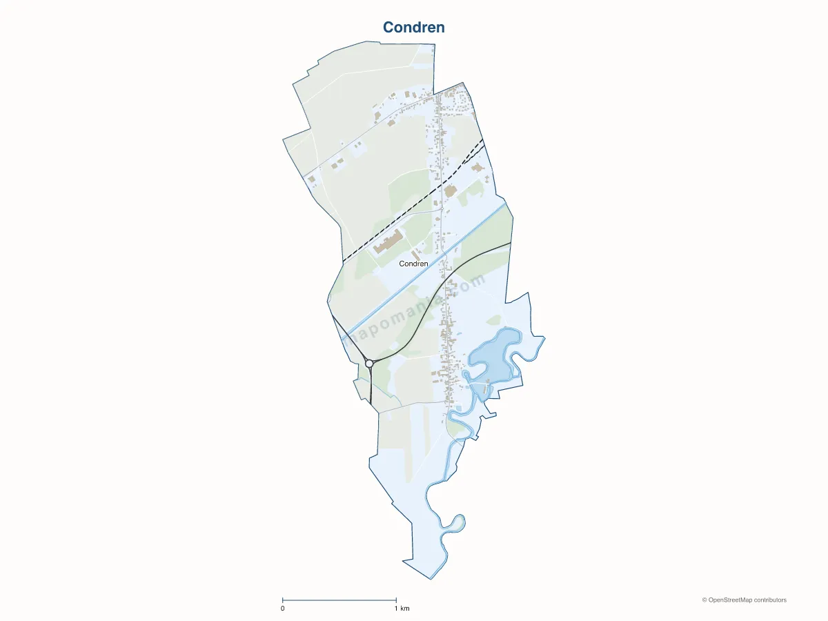 Carte de Condren à personnaliser