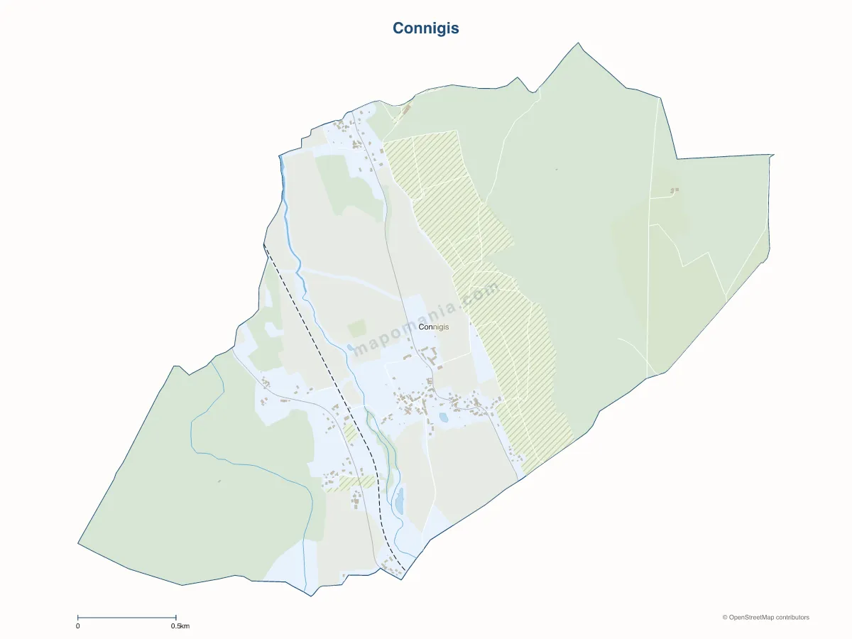 Carte de Connigis à personnaliser