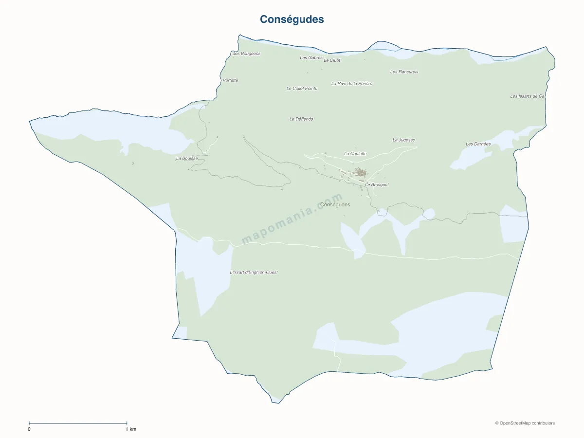 Carte de Conségudes à personnaliser
