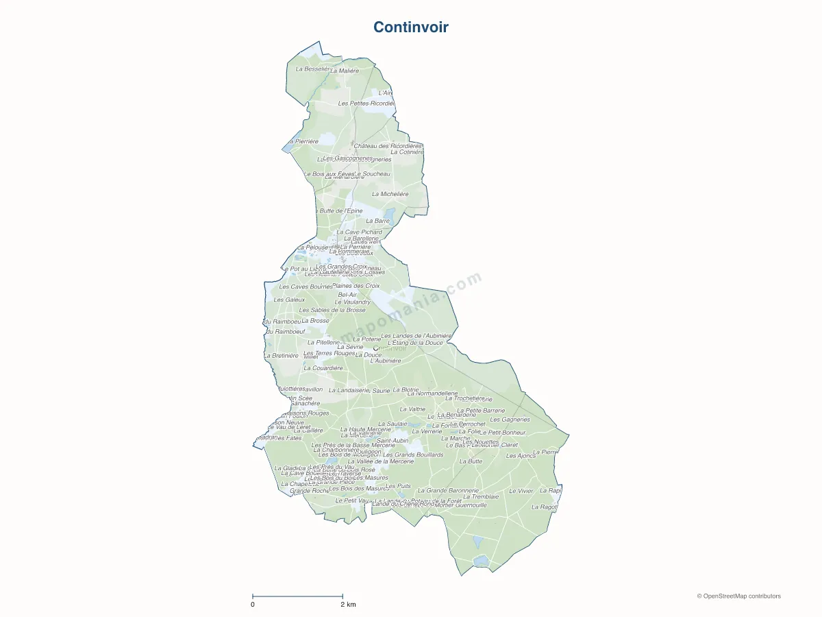 Carte de Continvoir à personnaliser