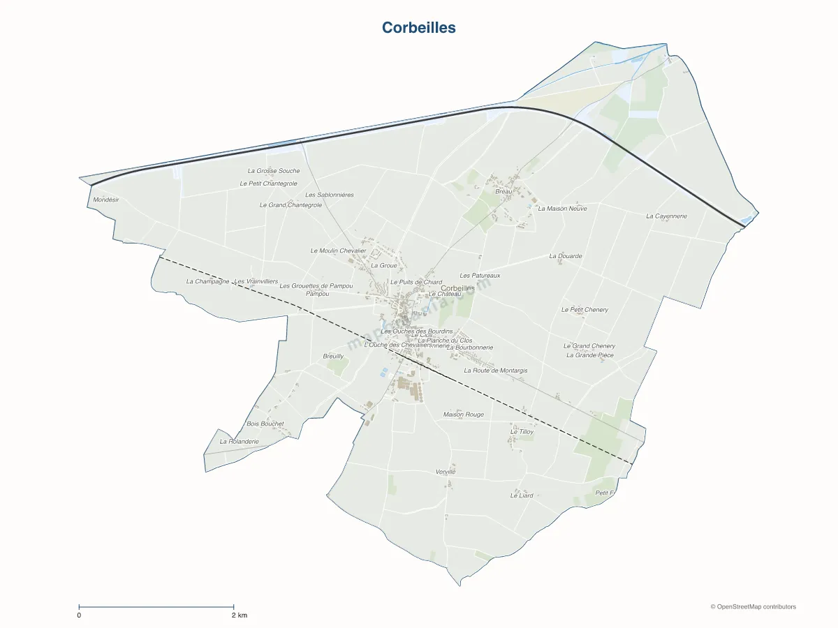Carte de Corbeilles à personnaliser