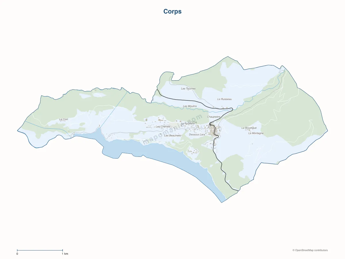 Carte de Corps à personnaliser