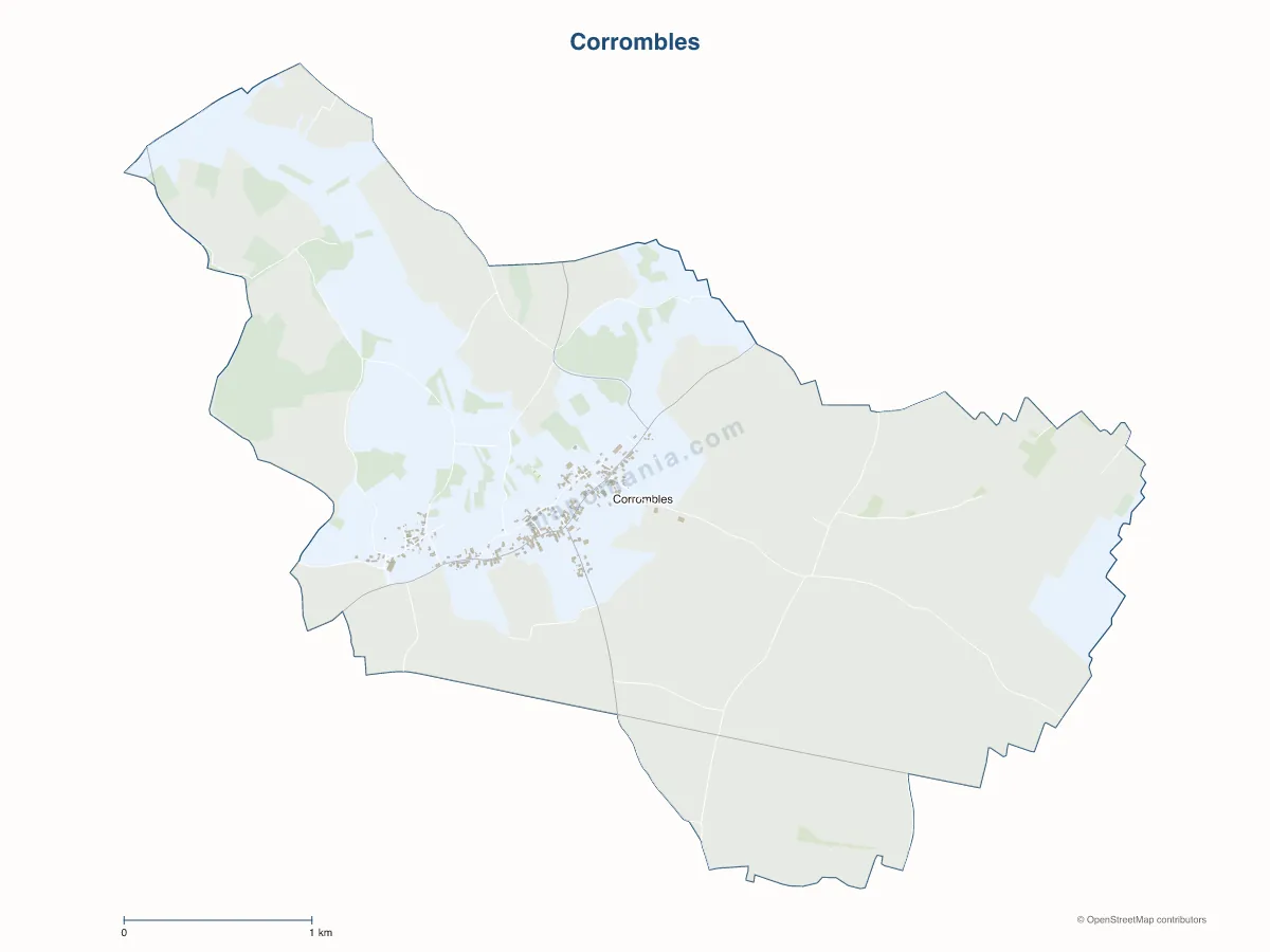 Carte de Corrombles à personnaliser