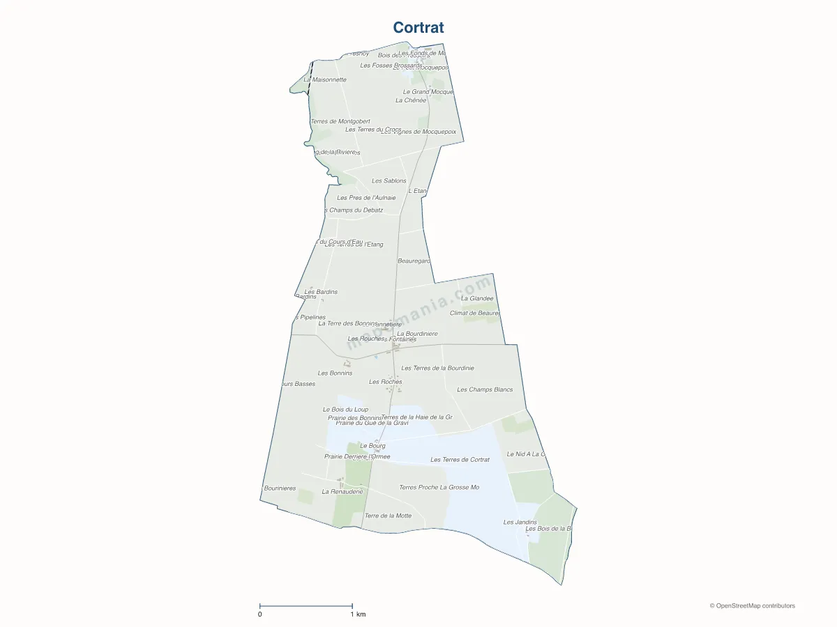 Carte de Cortrat à personnaliser