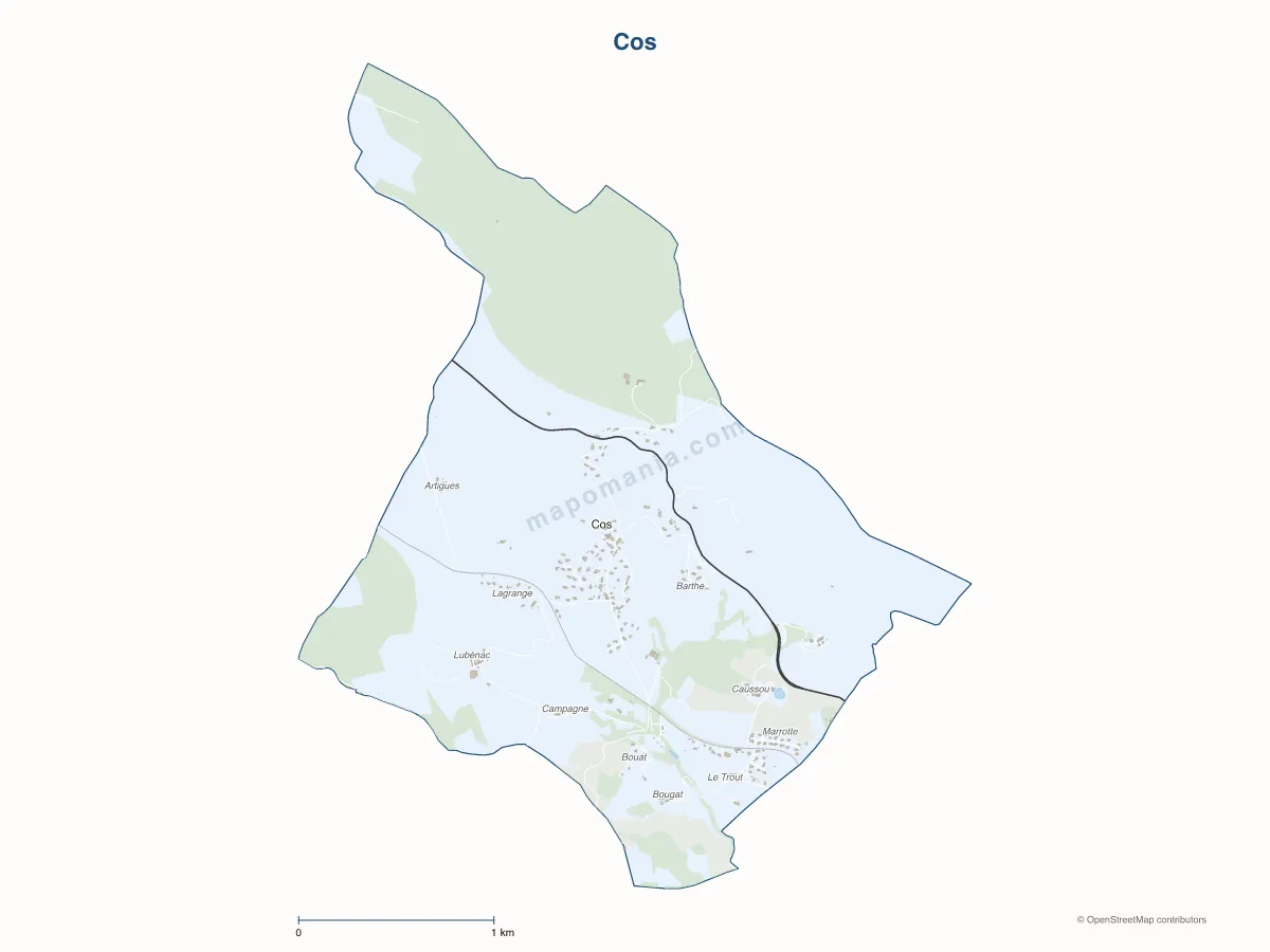 Carte de Cos à personnaliser