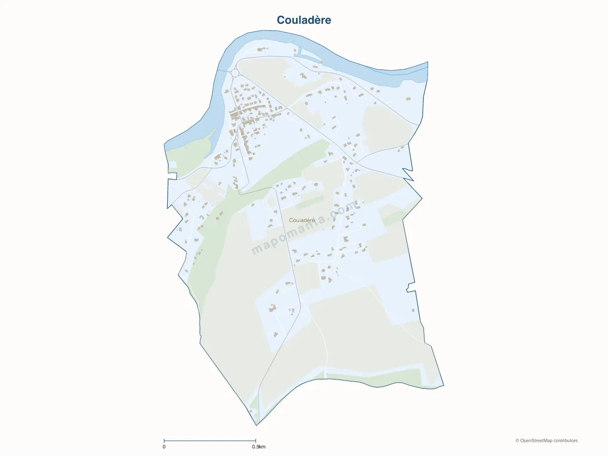 Carte de Couladère à personnaliser
