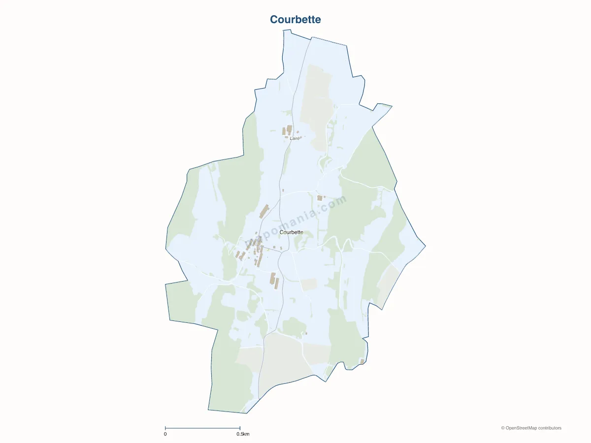 Carte de Courbette à personnaliser