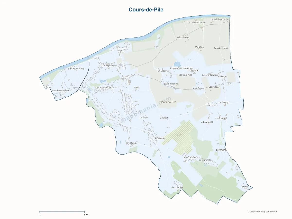 Carte de Cours-de-Pile à personnaliser