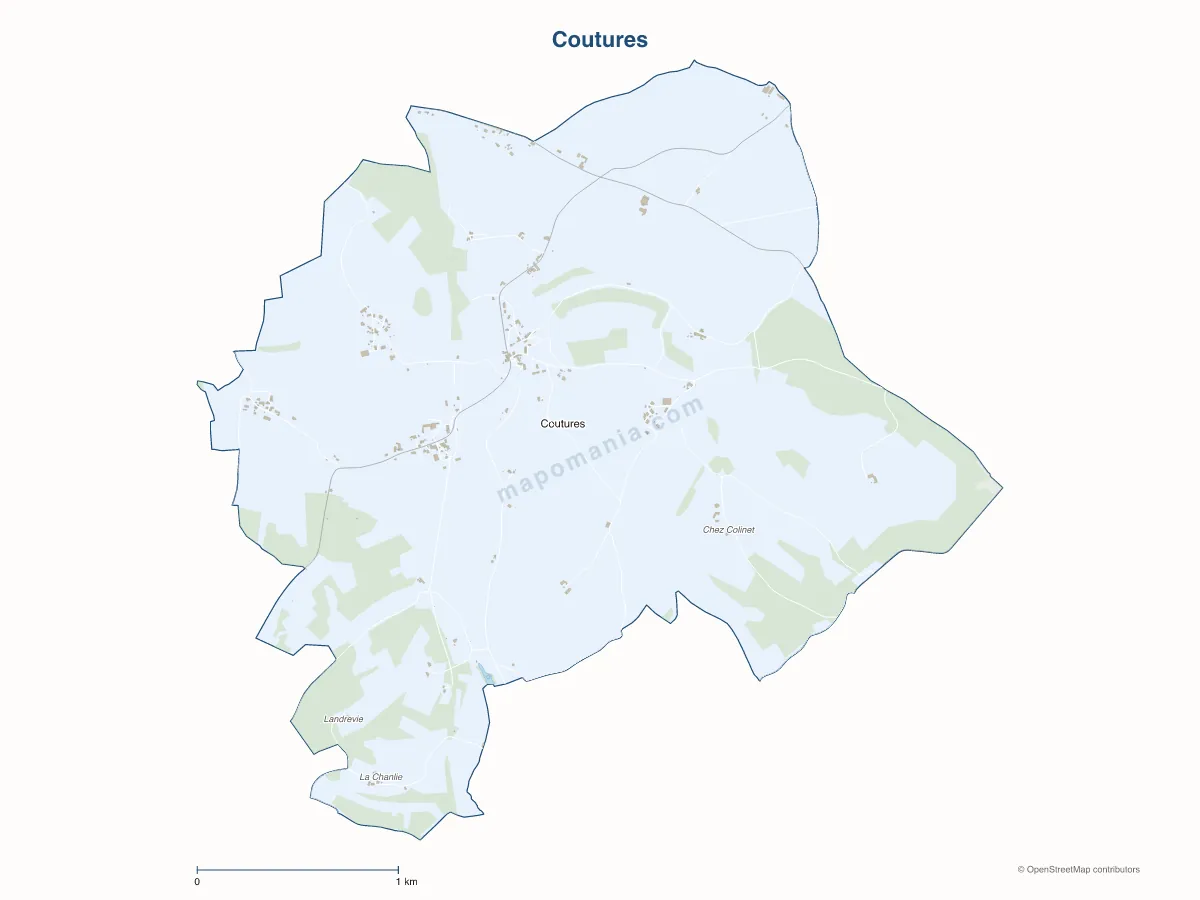 Carte de Coutures à personnaliser