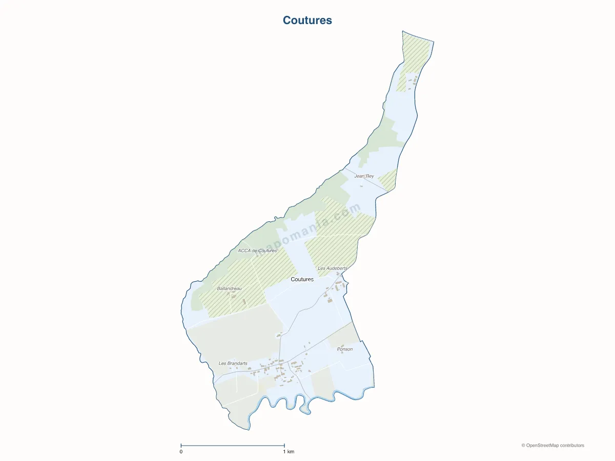 Carte de Coutures à personnaliser