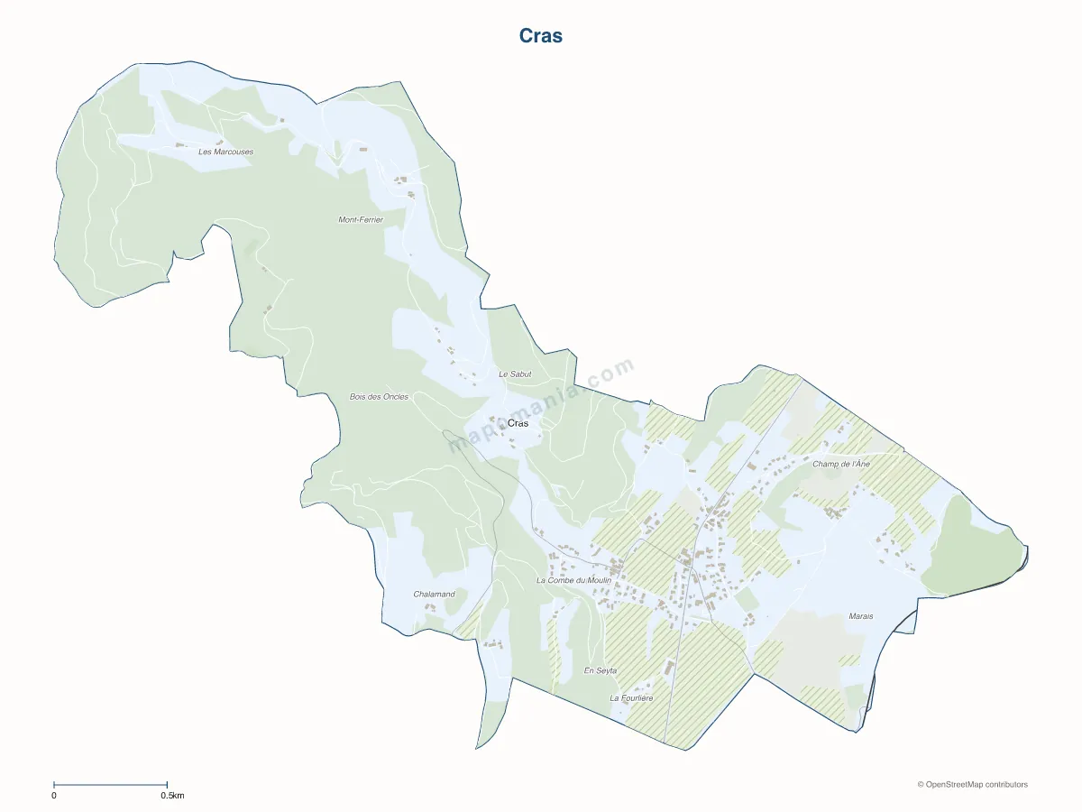 Carte de Cras à personnaliser