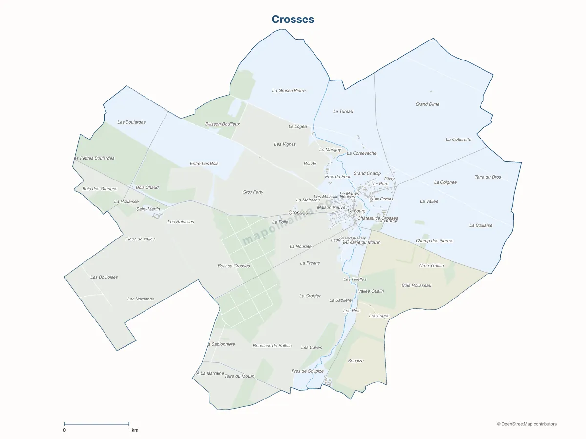 Carte de Crosses à personnaliser