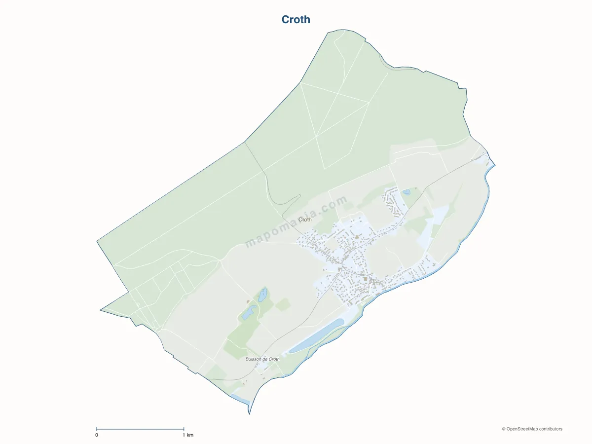 Carte de Croth à personnaliser