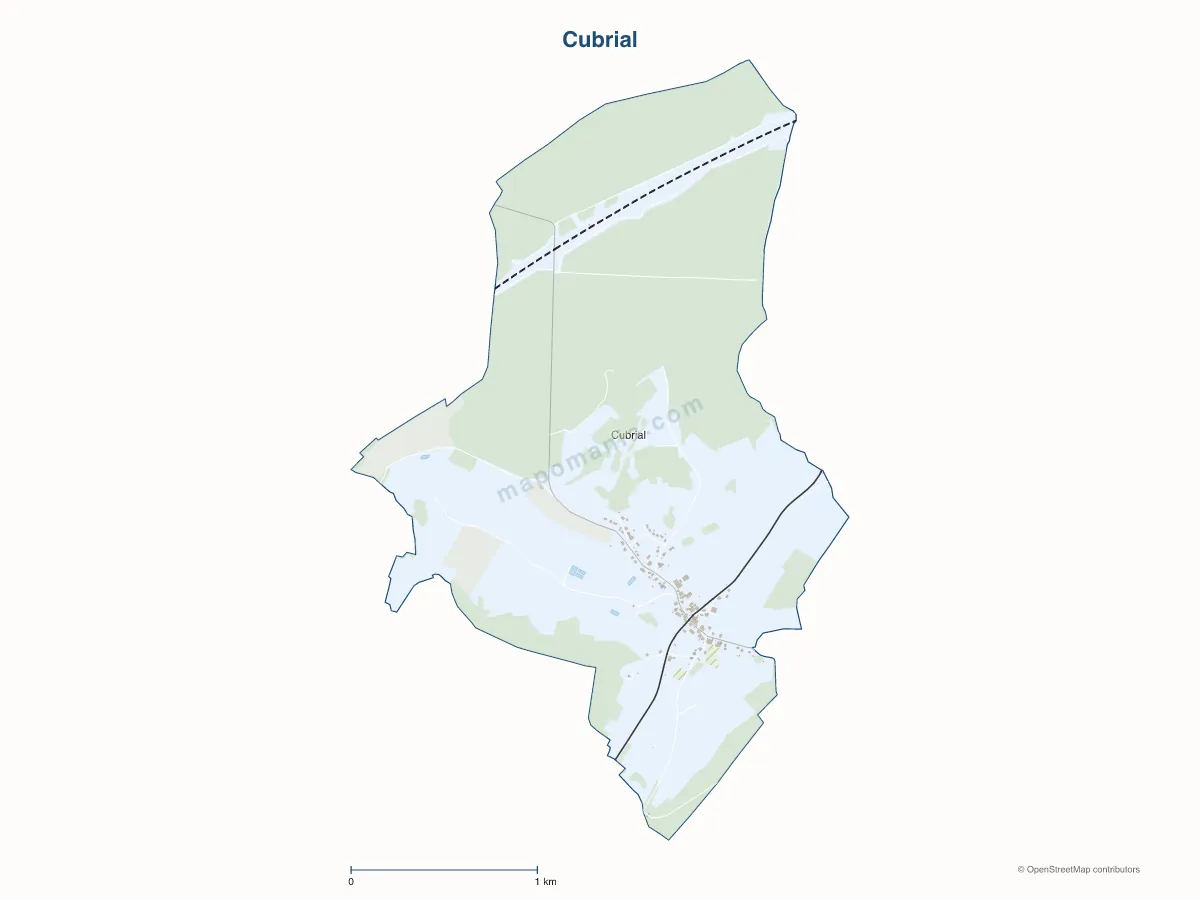Carte de Cubrial à personnaliser