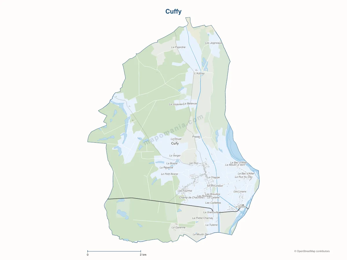 Carte de Cuffy à personnaliser