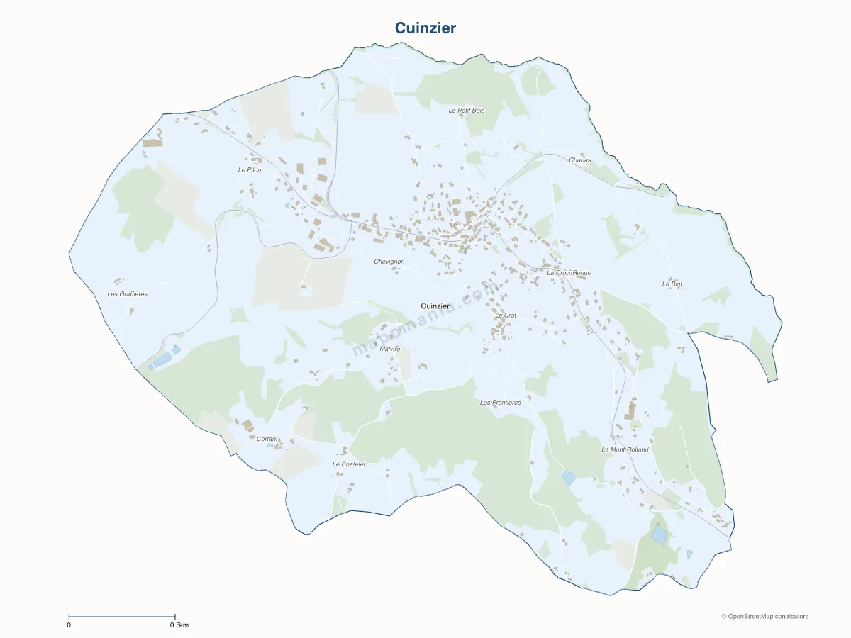 Carte de Cuinzier à personnaliser