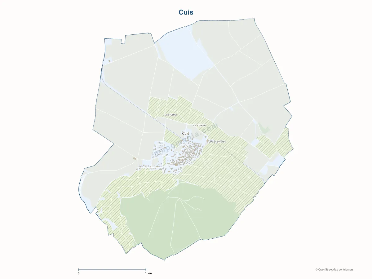 Carte de Cuis à personnaliser