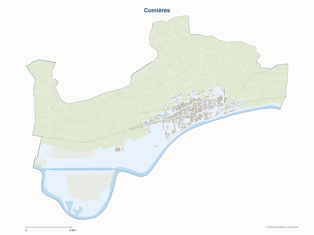Carte de Cumières à personnaliser