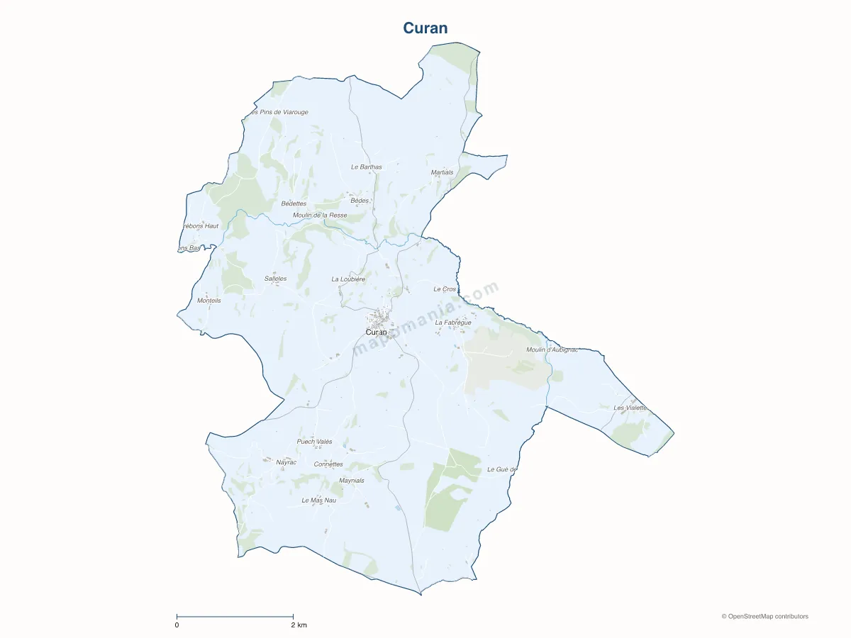 Carte de Curan à personnaliser