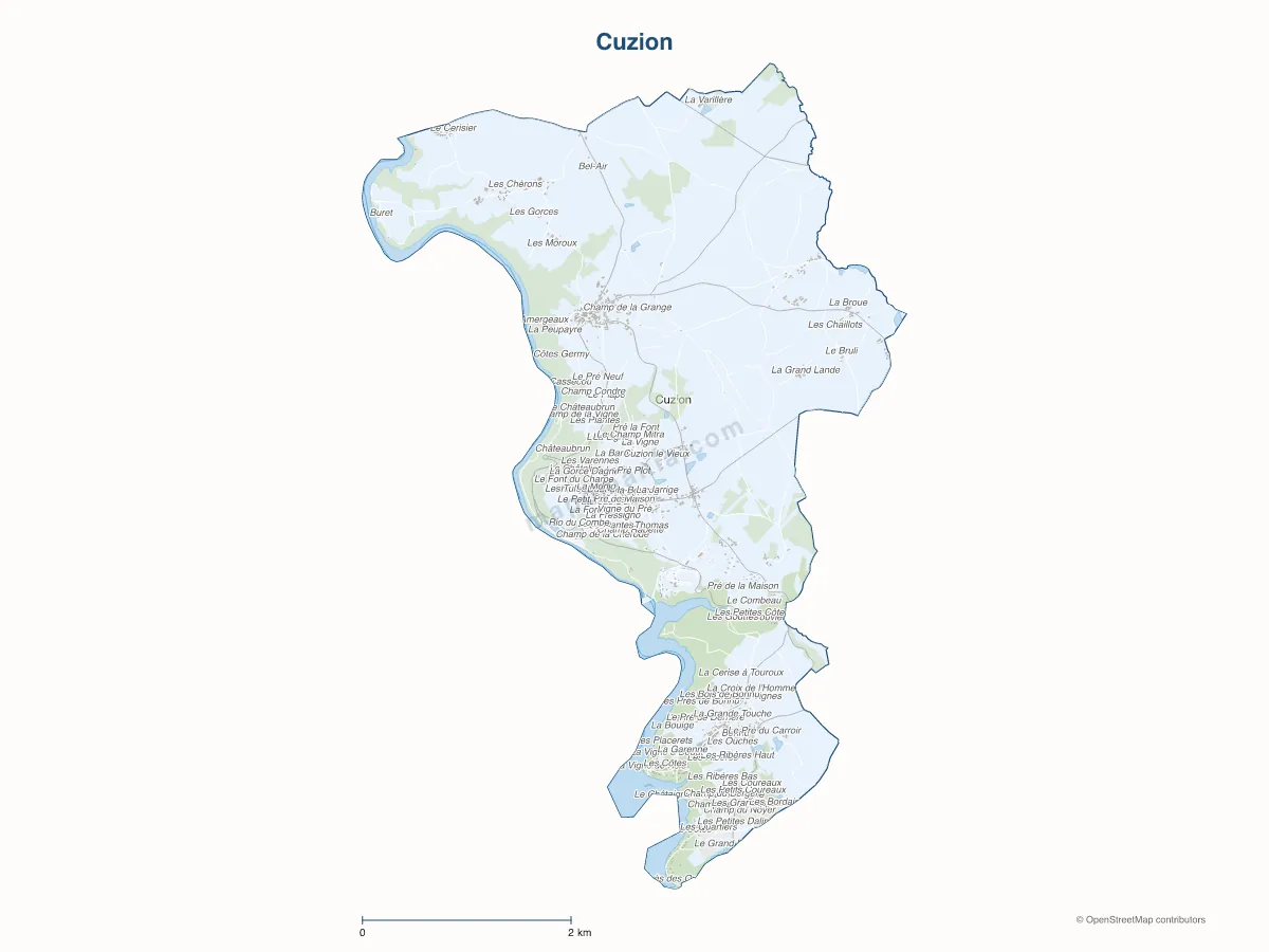 Carte de Cuzion à personnaliser