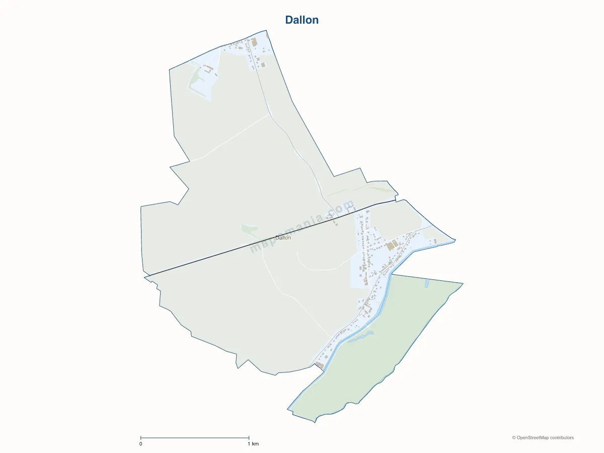 Carte de Dallon à personnaliser