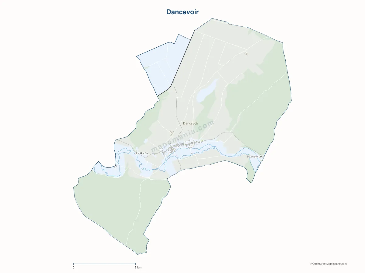 Carte de Dancevoir à personnaliser