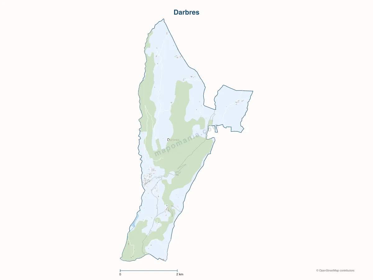 Carte de Darbres à personnaliser