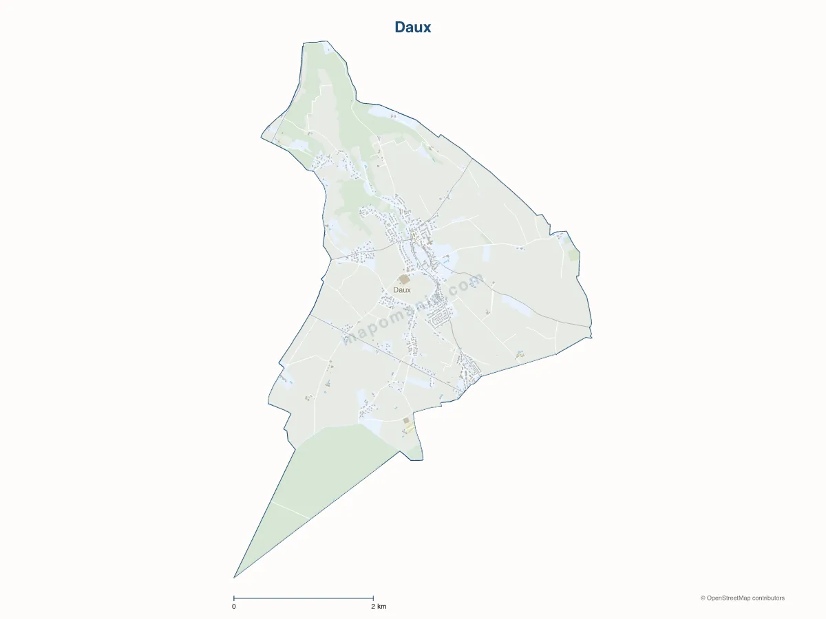 Carte de Daux à personnaliser