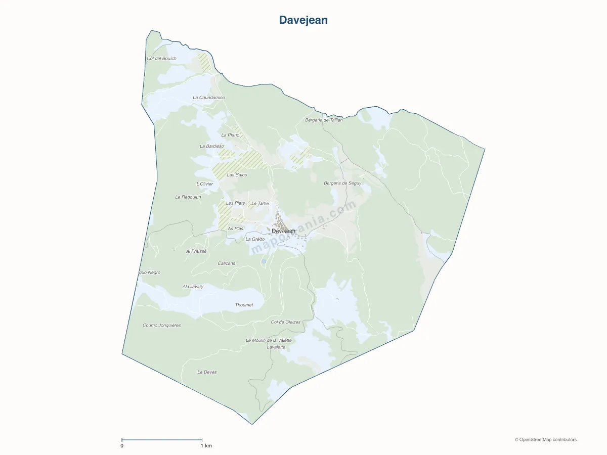 Carte de Davejean à personnaliser