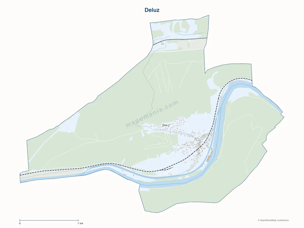 Carte de Deluz à personnaliser