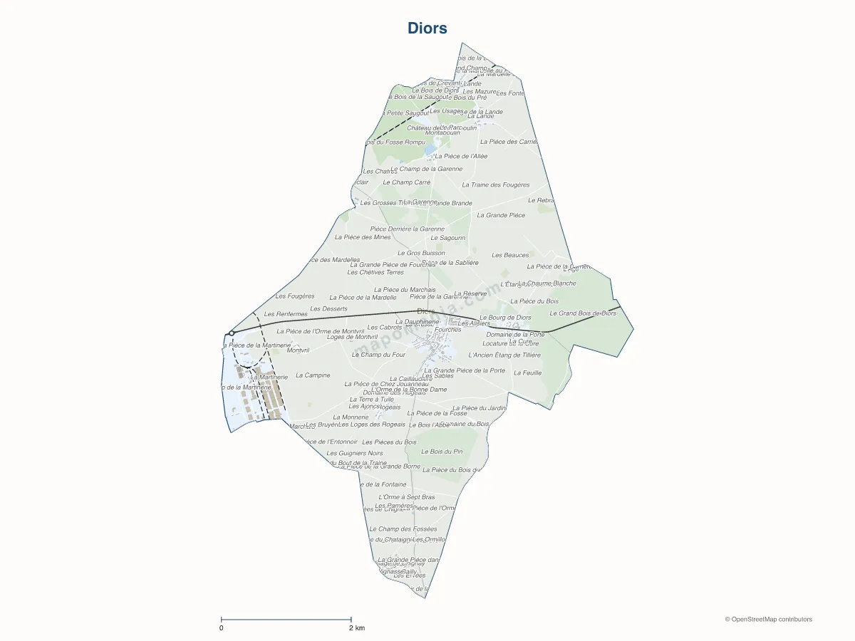 Carte de Diors à personnaliser