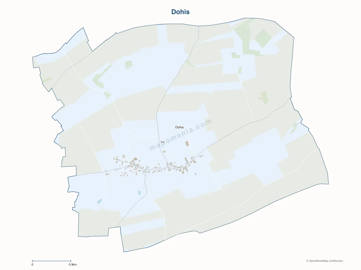 Carte de Dohis à personnaliser