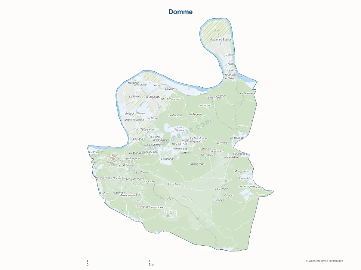 Carte de Domme à personnaliser