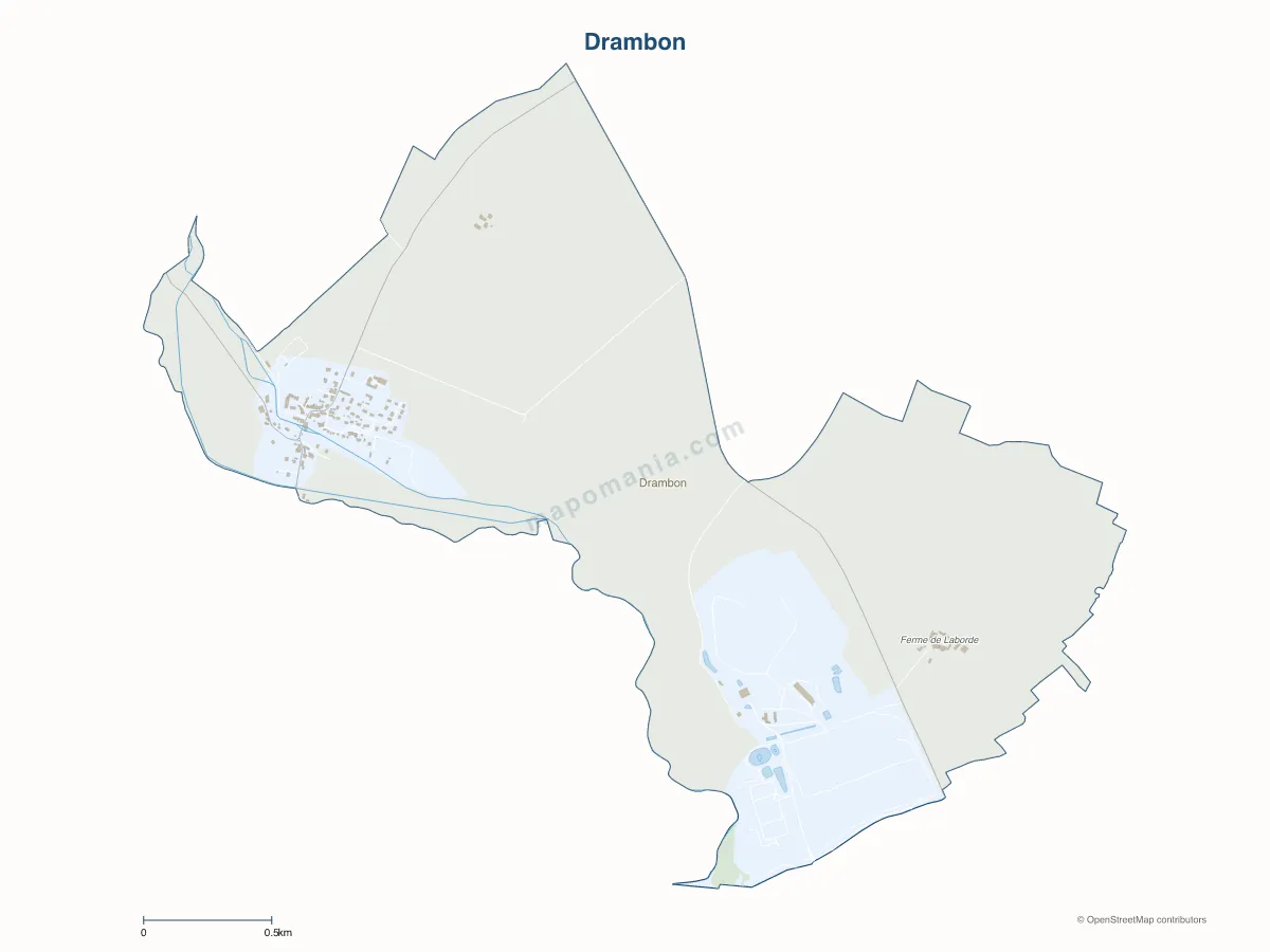 Carte de Drambon à personnaliser