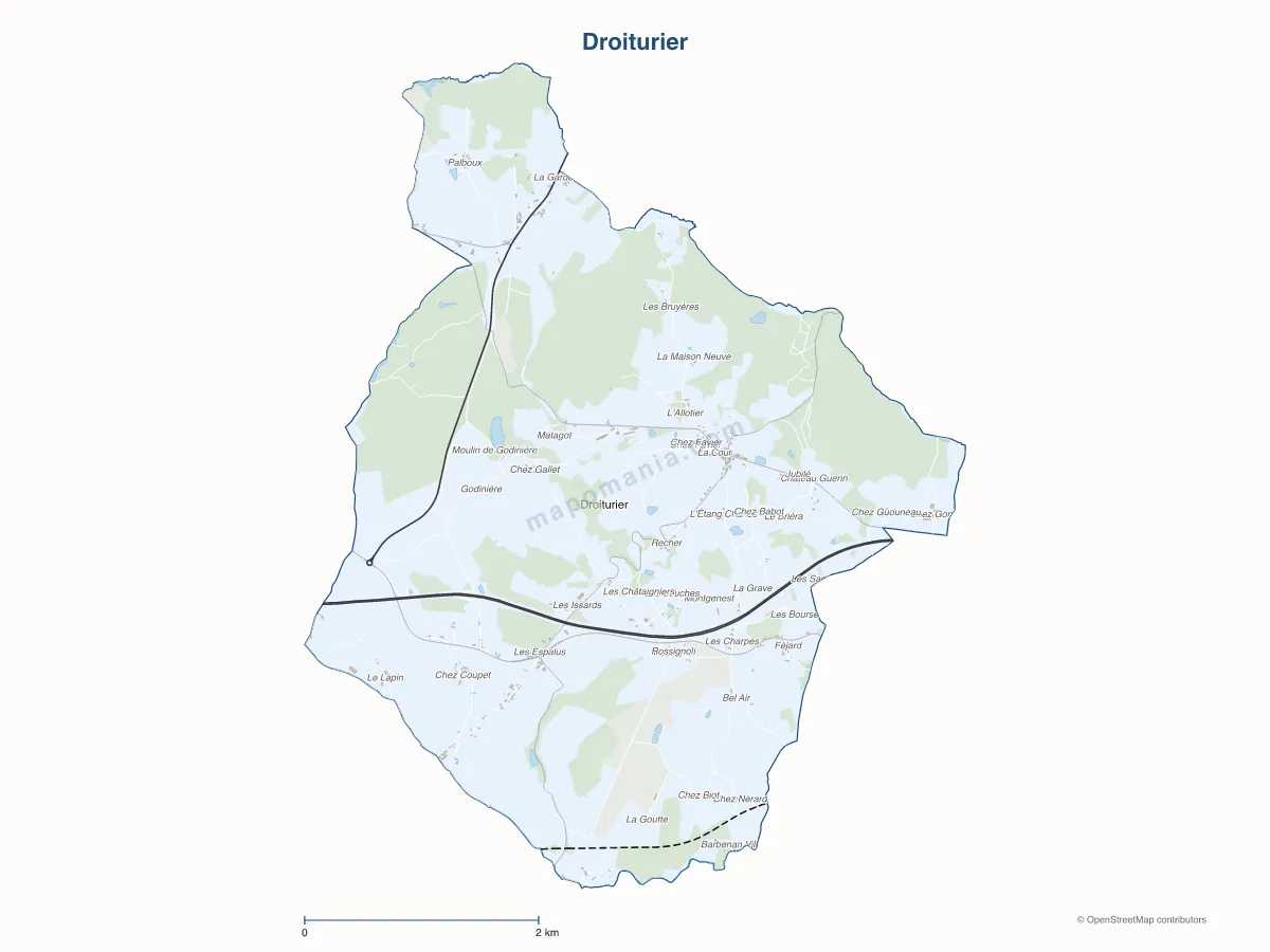 Carte de Droiturier à personnaliser