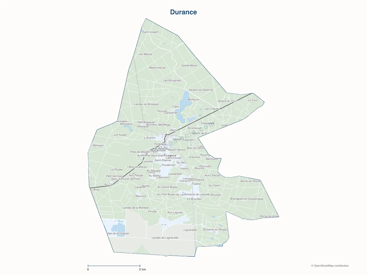 Carte de Durance à personnaliser