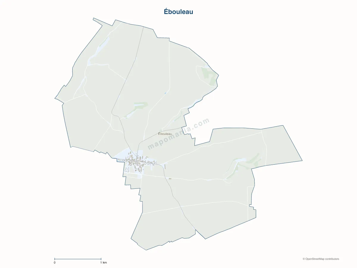 Carte de Ébouleau à personnaliser