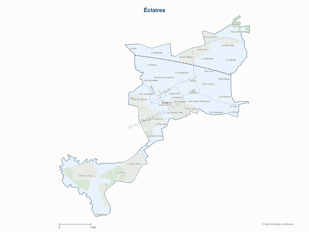 Carte de Éclaires à personnaliser