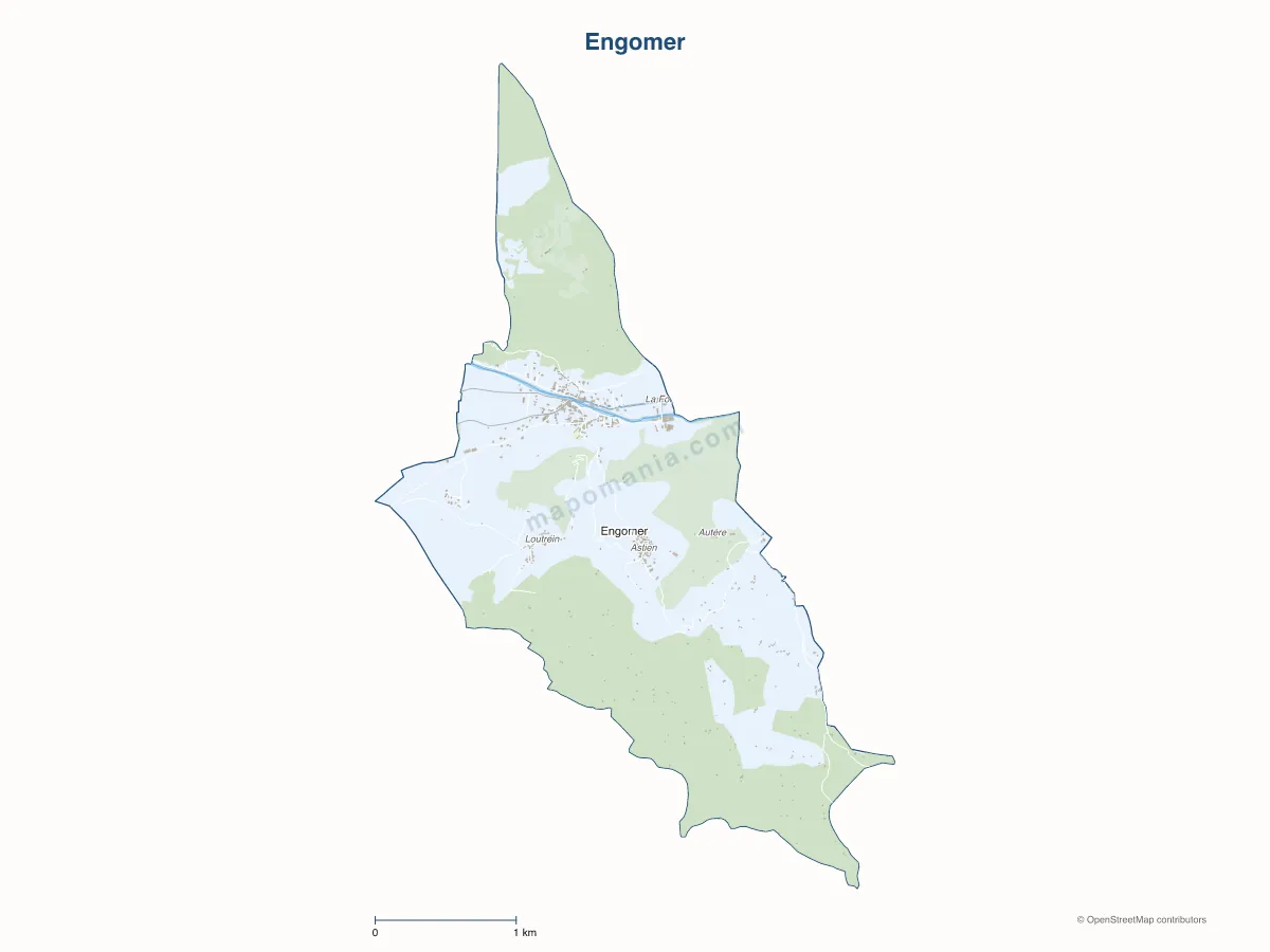 Carte de Engomer à personnaliser