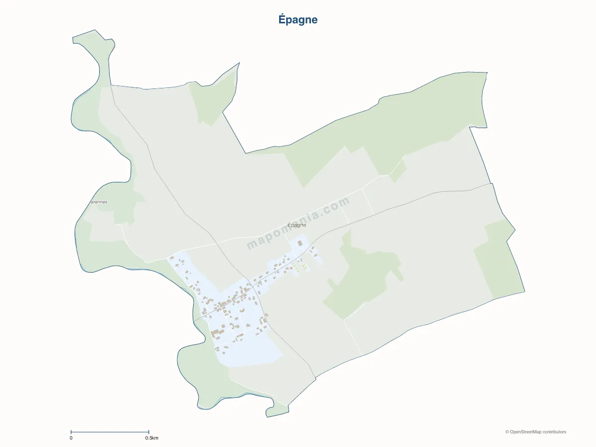 Carte de Épagne à personnaliser