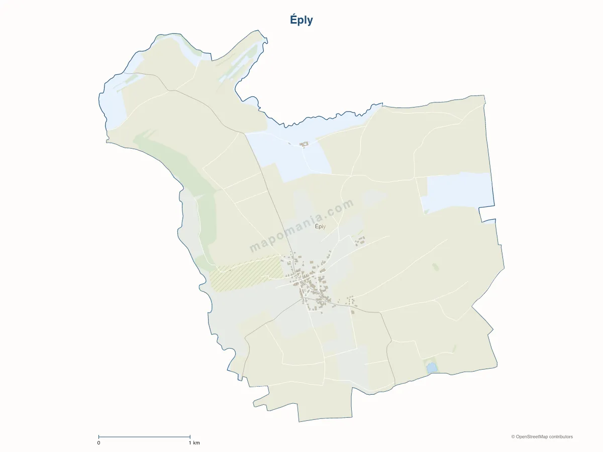 Carte de Éply à personnaliser